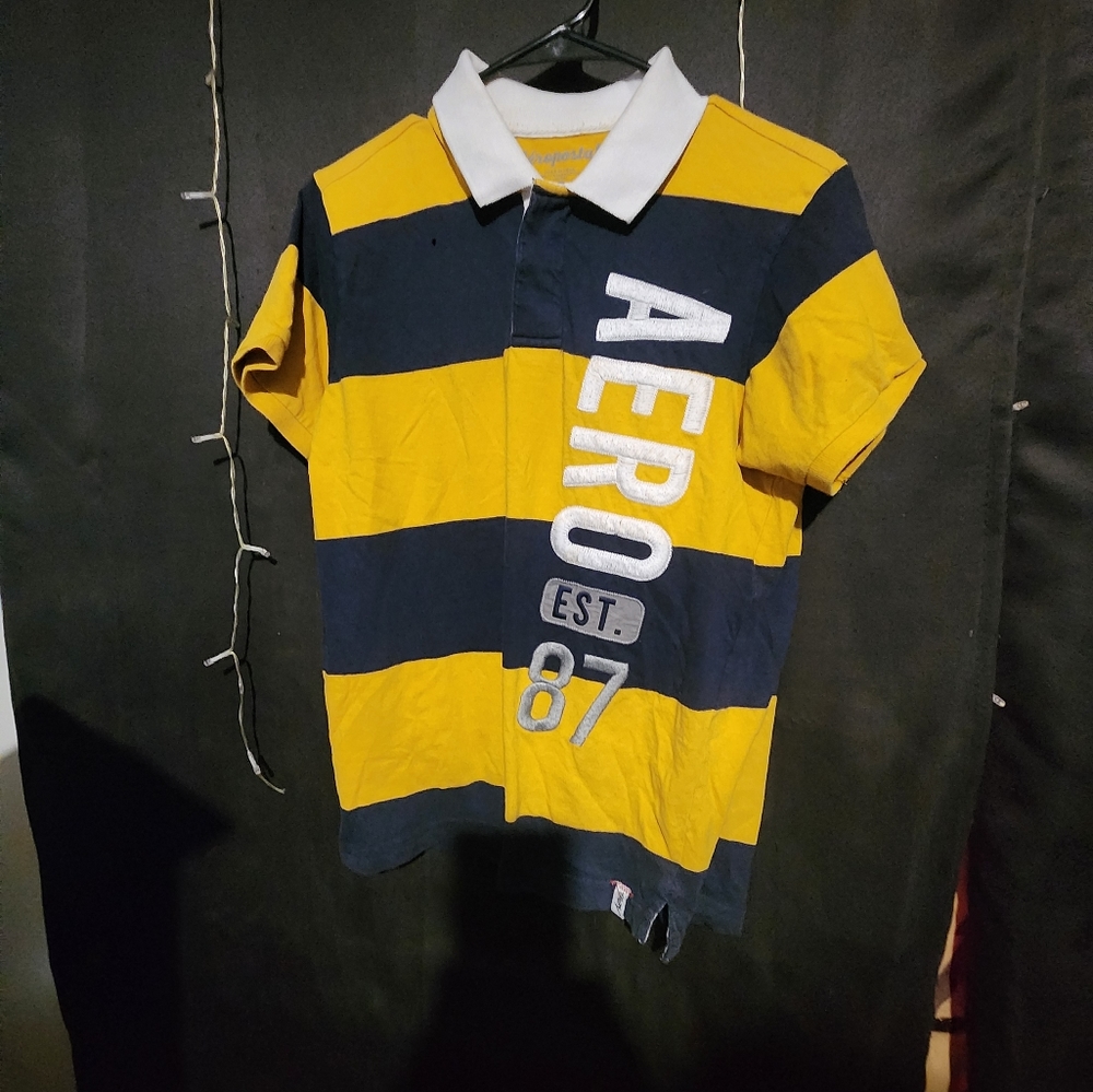 Mens aeropostale polo shirt